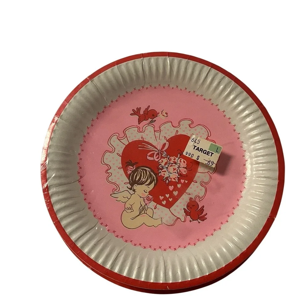 Vintage‎ Reed Valentines Day Plates Hearts Cupid Love 7